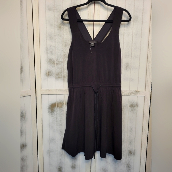 Nwot Athleta Savanah Mini Dress Black Small - Picture 2 of 8